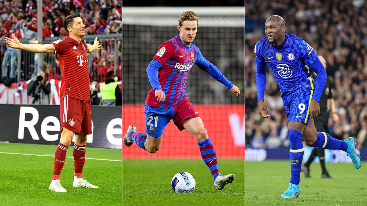 Robert Lewandowski, Frenkie de Jong and Romelu Lukaku could all be on the move this summer